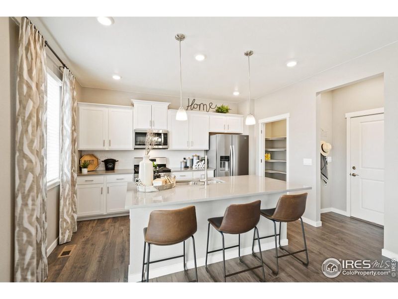 Furnished interior view inside a new home in Vista Meadows, Fort Lupton (Image 16).