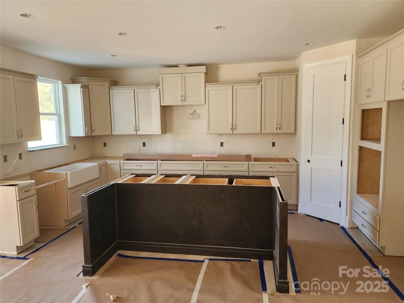 In-progress construction of a new home in , Gastonia, NC (Image 4).