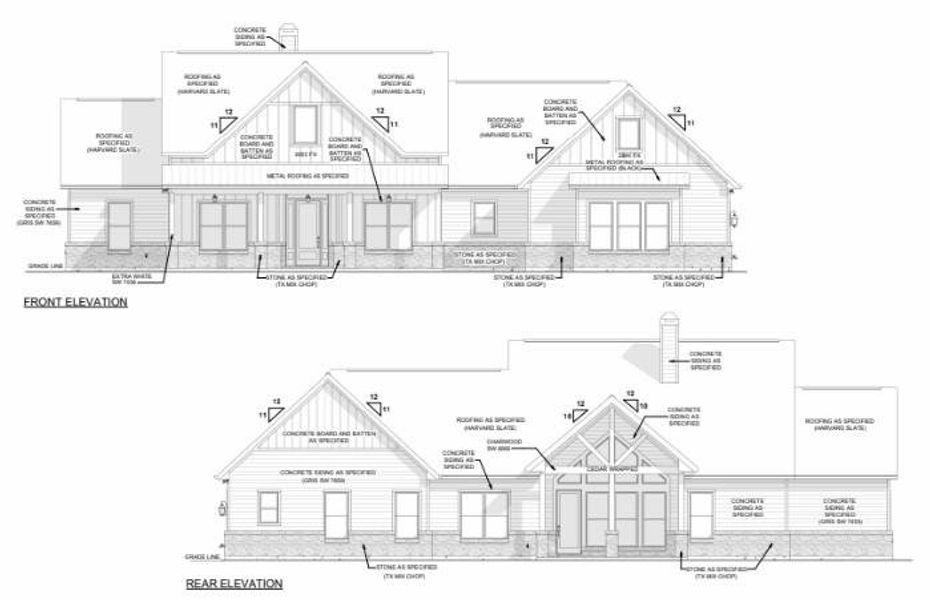 FRONT/REAR ELEVATION FRONT/REAR ELEVATION