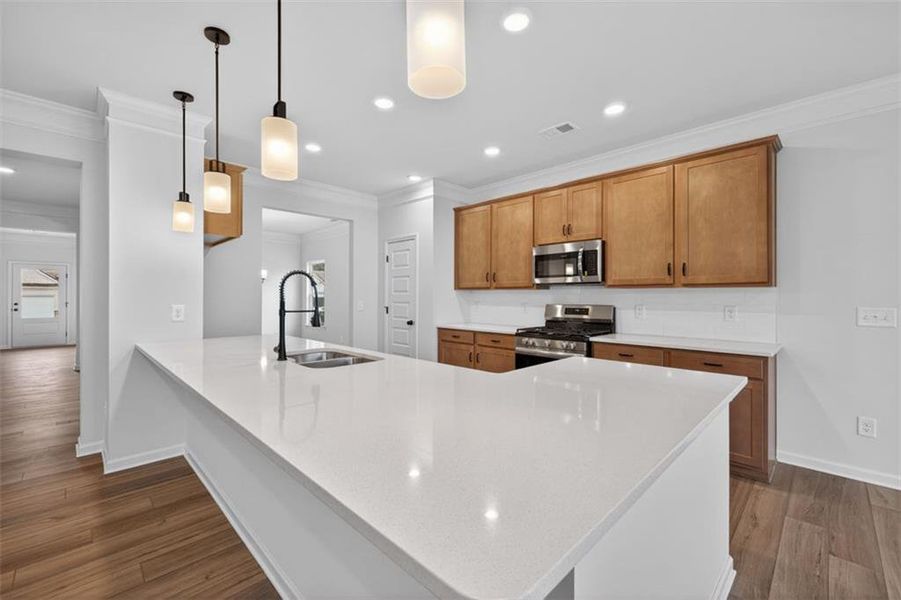 Furnished interior view inside a new home in Jones Ridge, Dallas (Image 9).