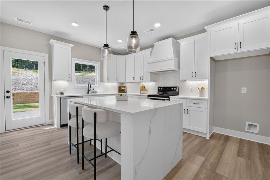 Furnished interior view inside a new home in , Cumming (Image 19).