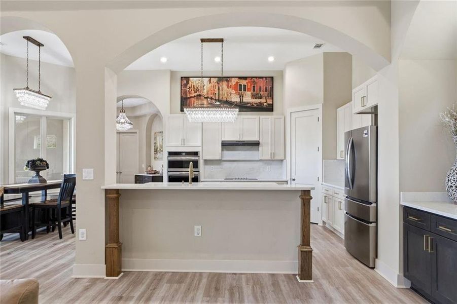 Furnished interior view inside a new home in , Clarkesville (Image 54).