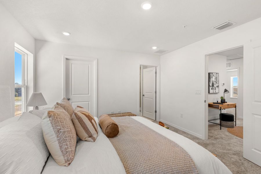 Primary Suite with Large Walk-in Closet and Private Bathroom