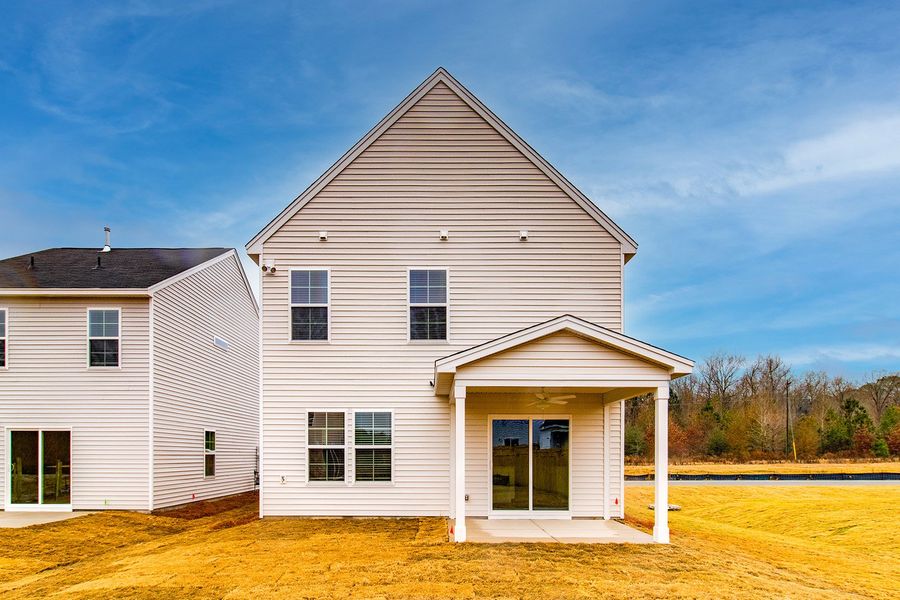 Exterior details and patio area of a home in Bluefield, Lexington (Image 3).