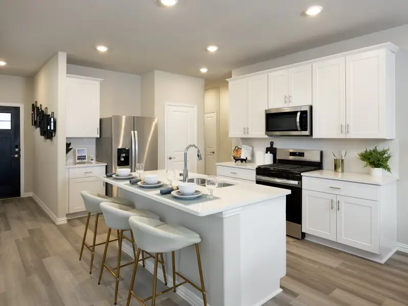 Furnished interior view inside a new home in Eastridge - Spring Series, McKinney (Image 3).