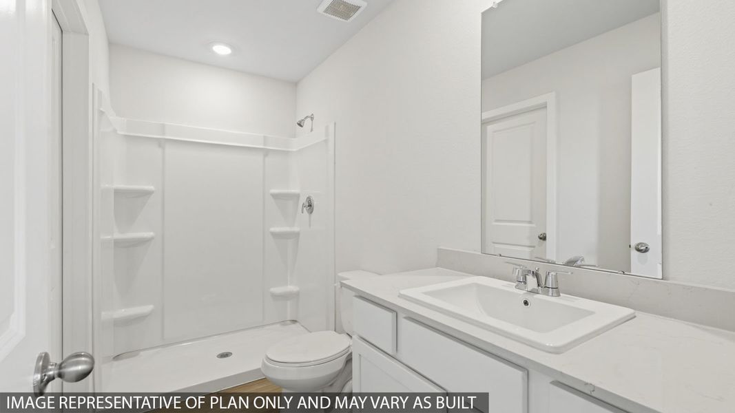 Furnished interior view inside a new home in Lexington Heights, Willis (Image 10).