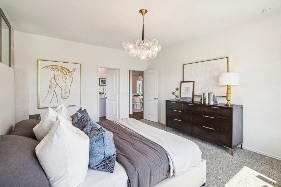 Furnished interior view inside a new home in Cypress Green, Tomball (Image 8).