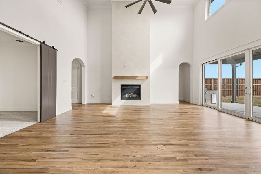 Spacious, unfurnished interior of a new home in NorthGlen, Haslet (Image 35). Spacious, unfurnished interior of a new home in NorthGlen, Haslet (Image 35).