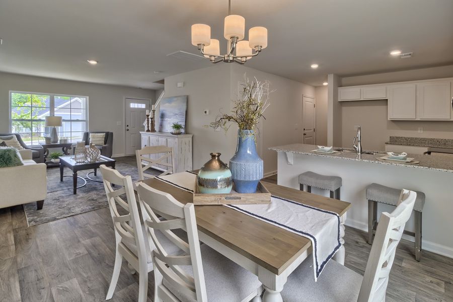 Representative furnished interior of a home built from the Poplar B by McGuinn Homes in Reserve at Mill Creek, Columbia (Image 10).