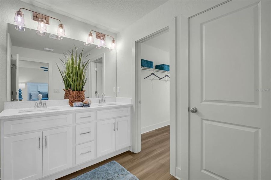 Furnished interior view inside a new home in Emerald Fields, Hudson (Image 4).