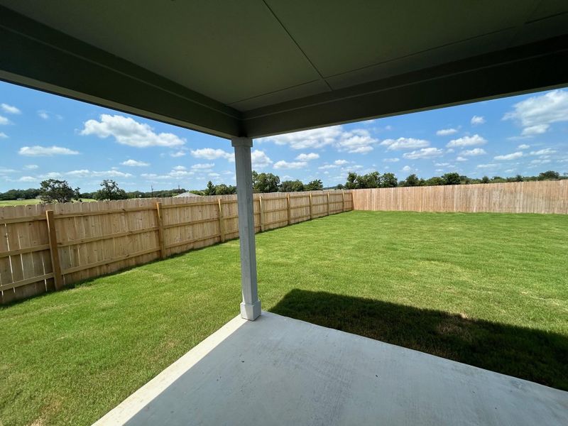 Exterior details and patio area of a home in Cornerstone, Rockdale (Image 2). Exterior details and patio area of a home in Cornerstone, Rockdale (Image 2).