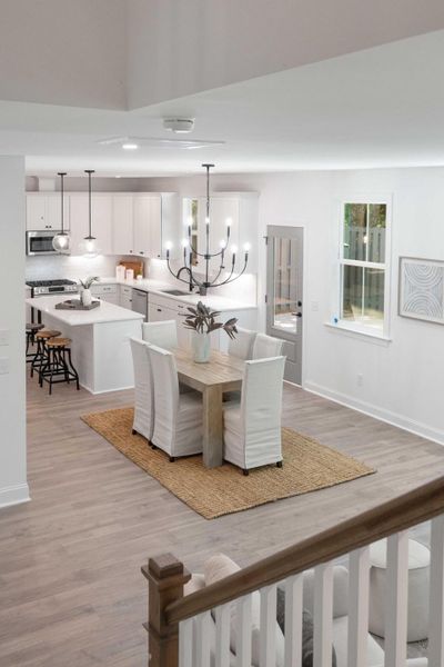 Furnished interior view inside a new home in , Johns Island (Image 14).