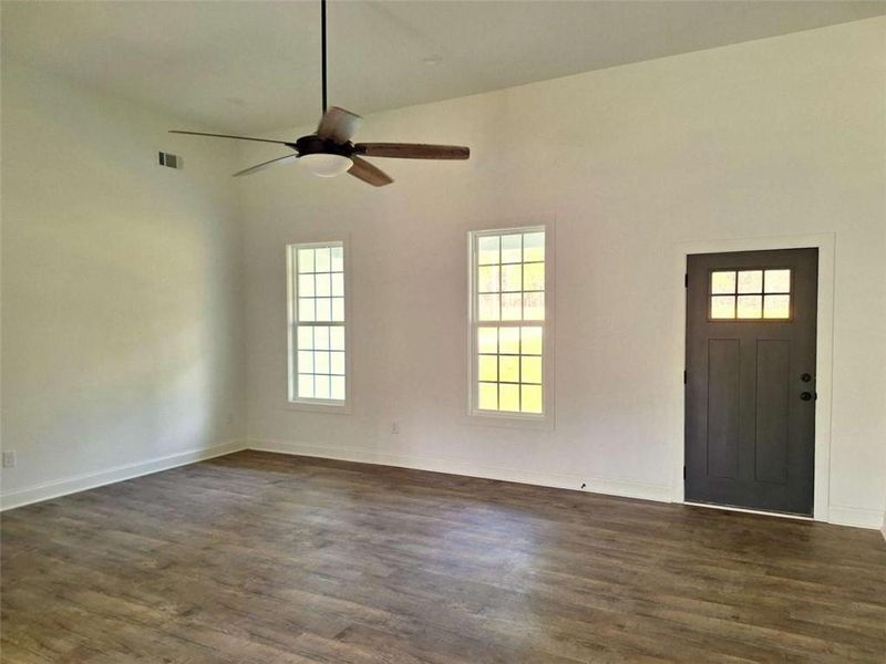 Spacious, unfurnished interior of a new home in , Milledgeville (Image 26).