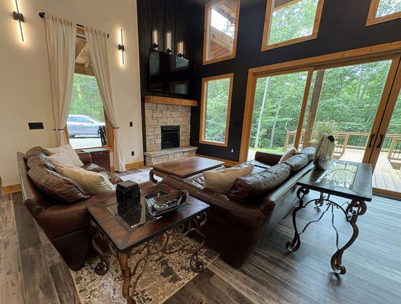 Furnished interior view inside a new home in , Blue Ridge (Image 6). Furnished interior view inside a new home in , Blue Ridge (Image 6).