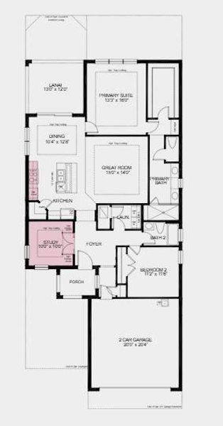 Structural options added Include: Gourmet kitchen, study in place of flex, tray ceiling package, and 8' interior doors Structural options added Include: Gourmet kitchen, study in place of flex, tray ceiling package, and 8' interior doors