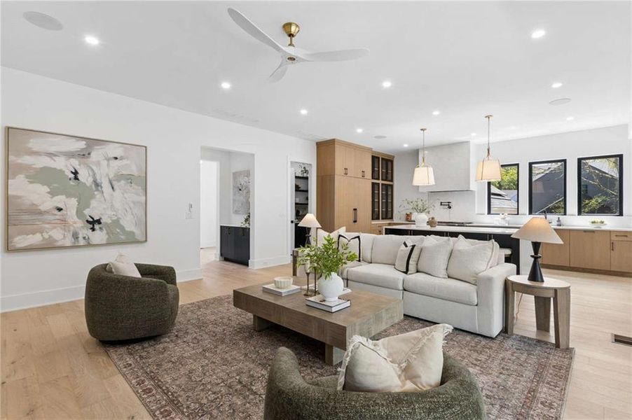 Furnished interior view inside a new home in , Roswell (Image 42).
