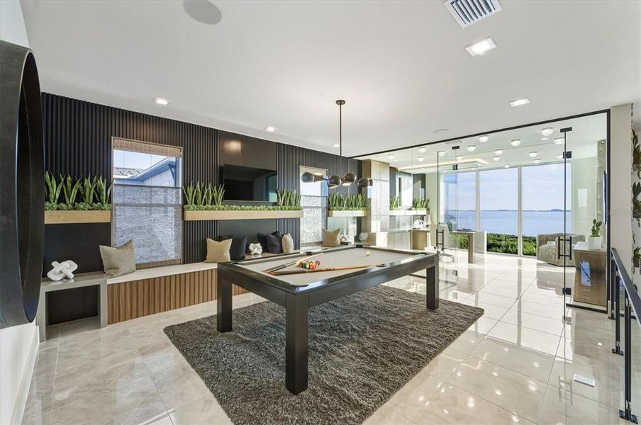 Furnished interior view inside a new home in Legends Bay, Bradenton (Image 74).