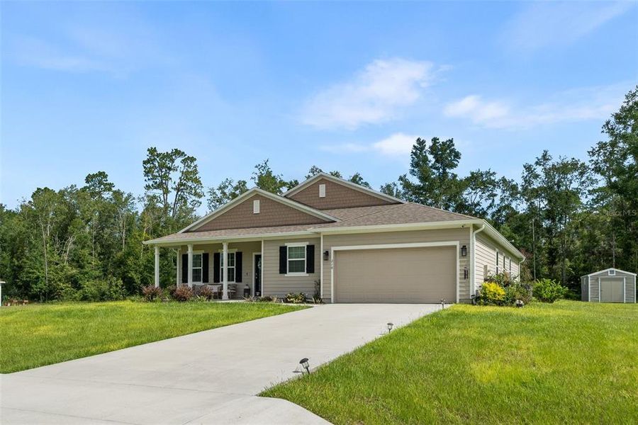 Front exterior of a new home in , Lake City, FL, highlighting curb appeal (Image 2). Front exterior of a new home in , Lake City, FL, highlighting curb appeal (Image 2).