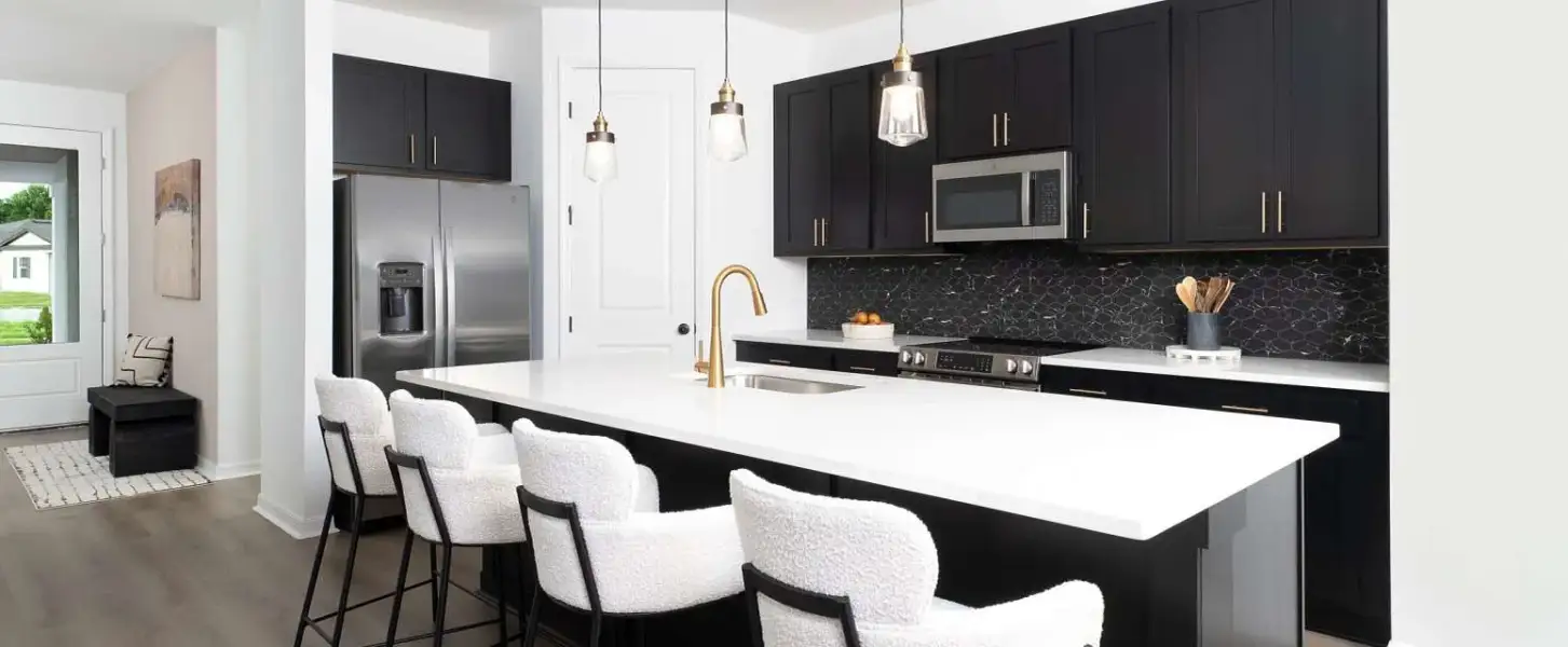 Representative furnished interior of a home built from the Badland by Ashton Woods in Berry Bay, Wimauma (Image 3).
