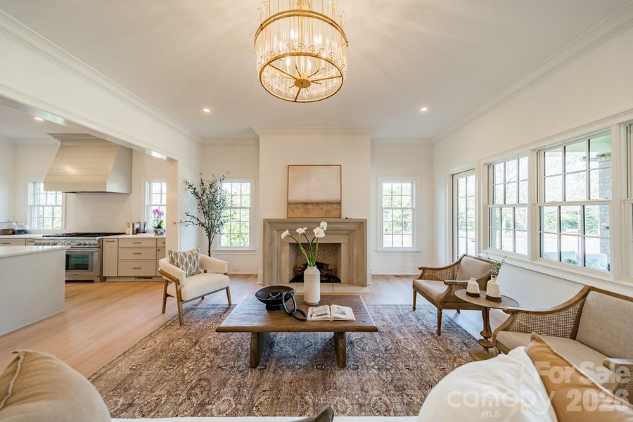 Furnished interior view inside a new home in , Charlotte (Image 7).