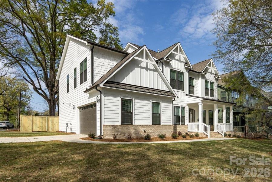 Front exterior of a new home in , Charlotte, NC, highlighting curb appeal (Image 25).