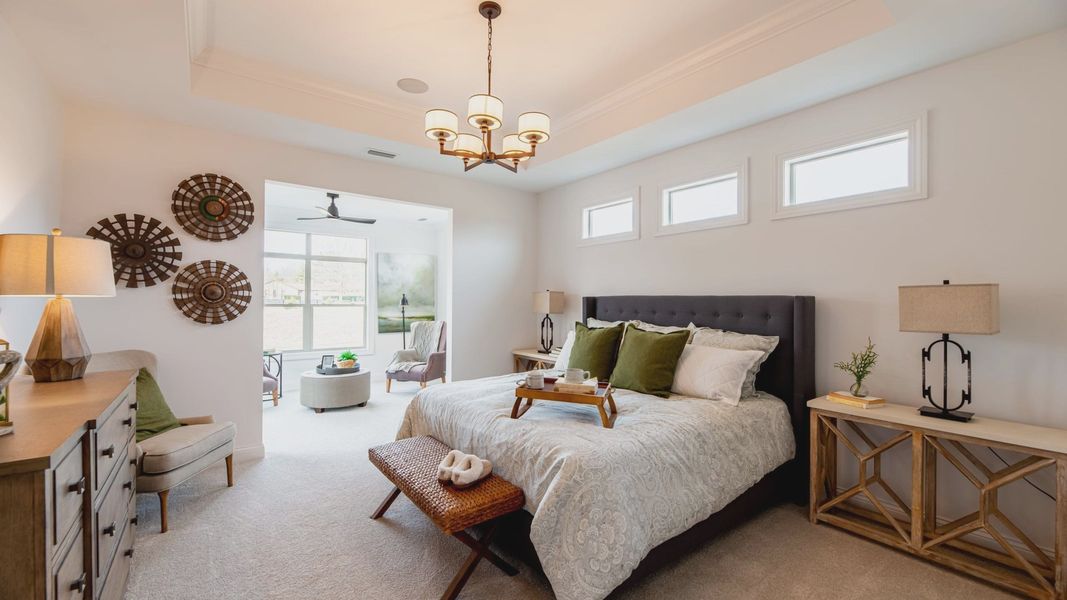 Representative furnished interior of a home built from the Torino by Epcon Communities in The Villas at Pinewood, Asheboro (Image 18).