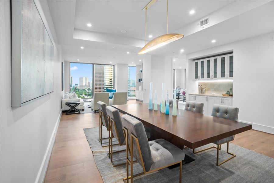 Furnished interior view inside a new home in Hawthorne, Houston (Image 7). Furnished interior view inside a new home in Hawthorne, Houston (Image 7).