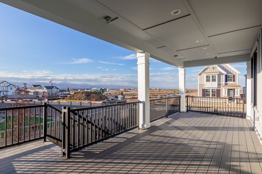 Representative exterior details of a home built from the Luxe by Scott Felder Homes in Westerly, Erie (Image 4).