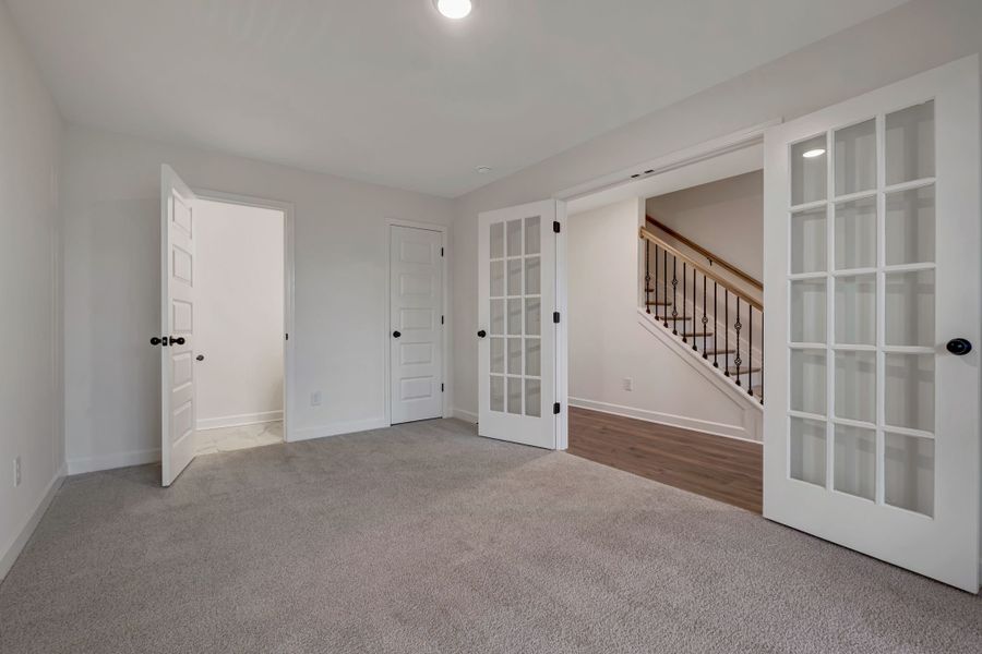 Representative unfurnished interior of a home built from the Ingram Rowhome by Parkside Builders in Anderson Park, Hendersonville (Image 47).