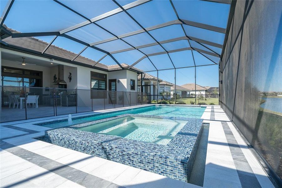 Exterior details and patio area of a home in , Wesley Chapel (Image 34).