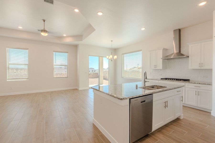 Furnished interior view inside a new home in Emerald Estates, El Paso (Image 8).