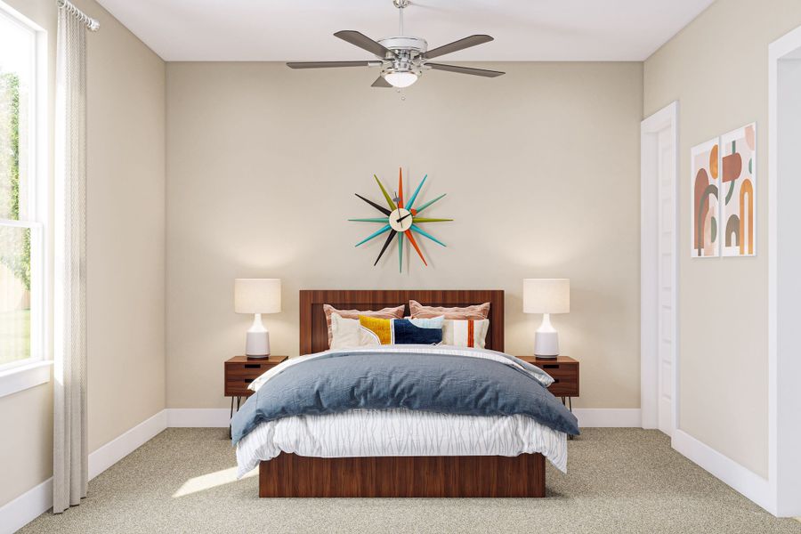 Furnished interior view inside a new home in Dunham Pointe, Cypress (Image 10).