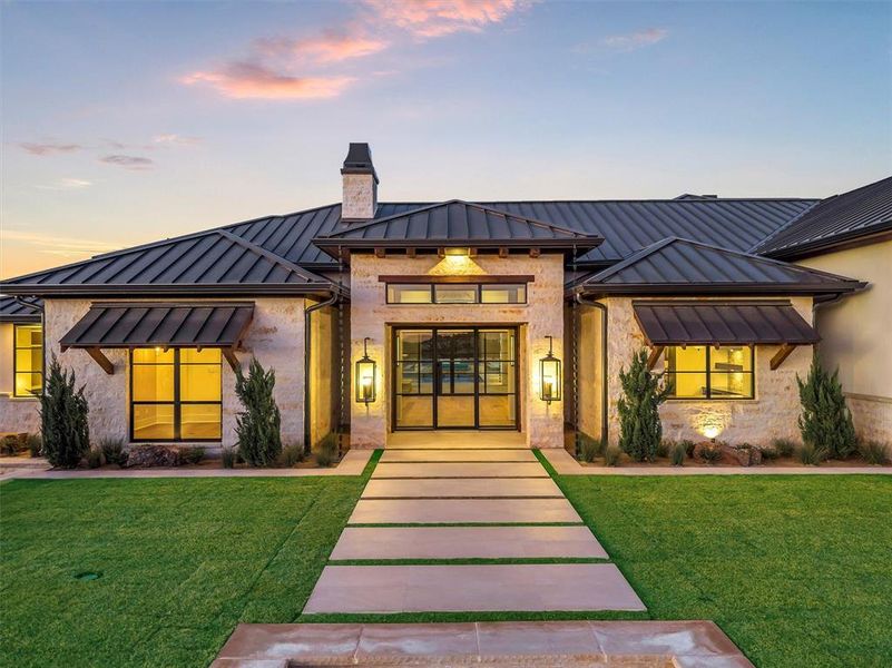 Exterior details and patio area of a home in , Cresson (Image 20).