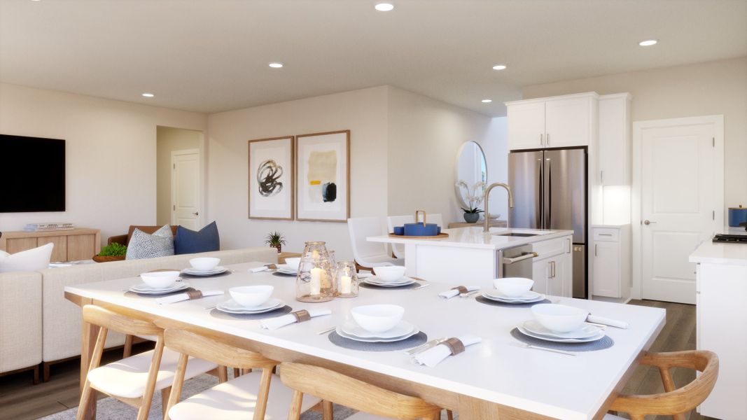 Representative furnished interior of a home built from the 2 by Trumark Homes in Trumark Homes at Tanterra, Parker (Image 8).