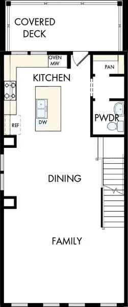 2D floor plan layout of this home in Celesta, Scottdale, GA (Image 3).