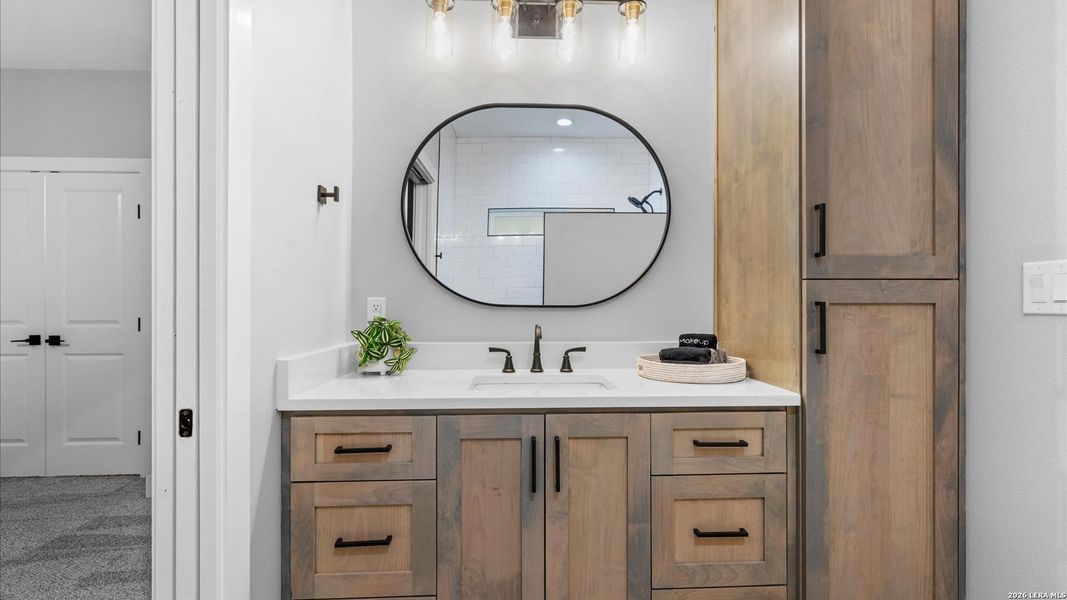Furnished interior view inside a new home in , New Braunfels (Image 12).