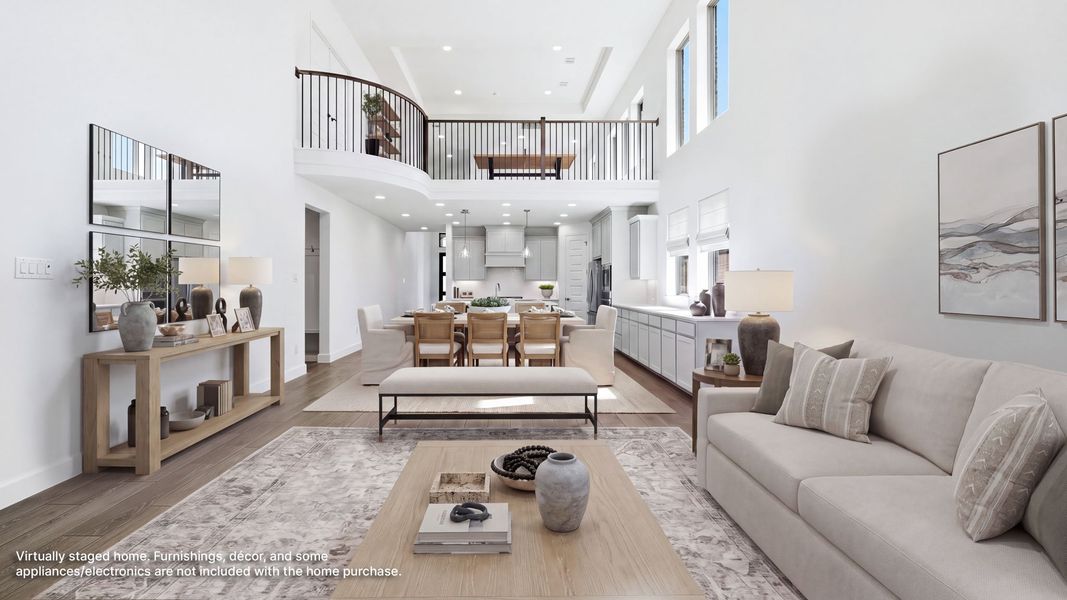 Furnished interior view inside a new home in Eliana, McKinney (Image 6).