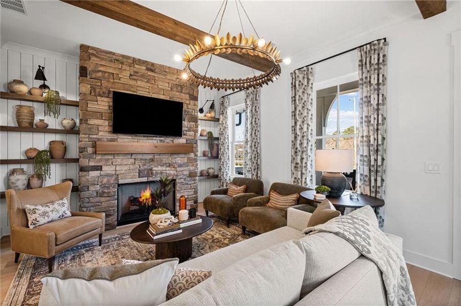 Furnished interior view inside a new home in , Ball Ground (Image 14).