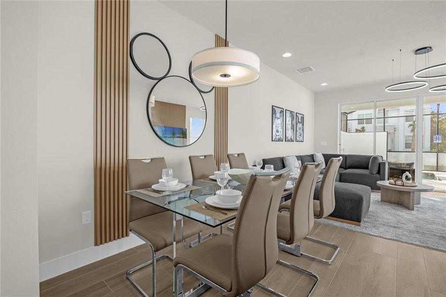 Furnished interior view inside a new home in , Clermont (Image 27).