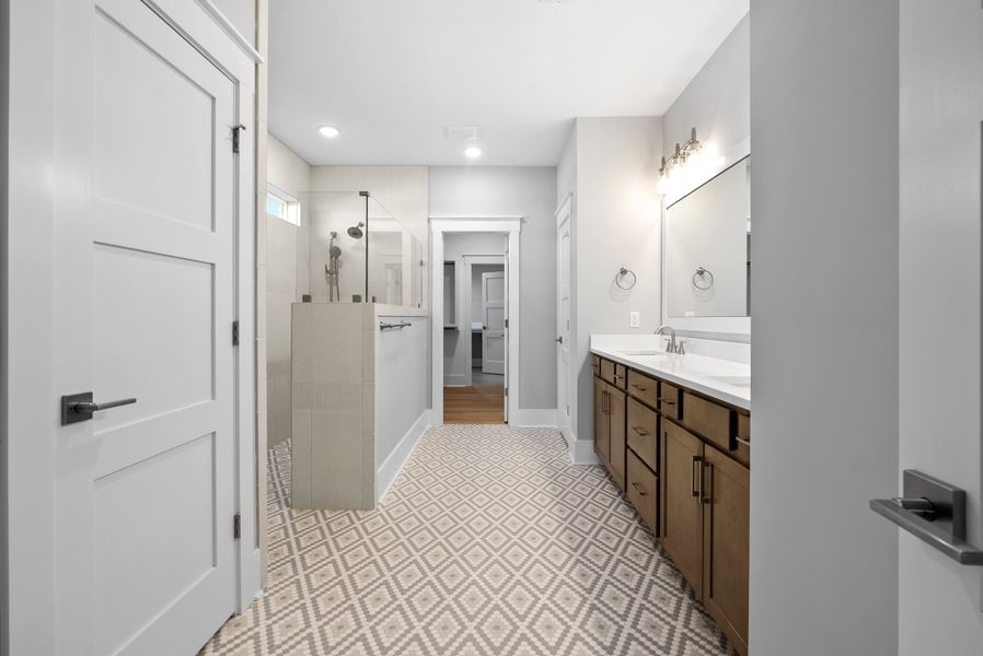 Furnished interior view inside a new home in The Sanctuary at Sunset Beach, Sunset Beach (Image 8).