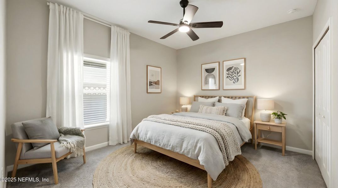 Furnished interior view inside a new home in Silver Landing at SilverLeaf, St. Augustine (Image 18).