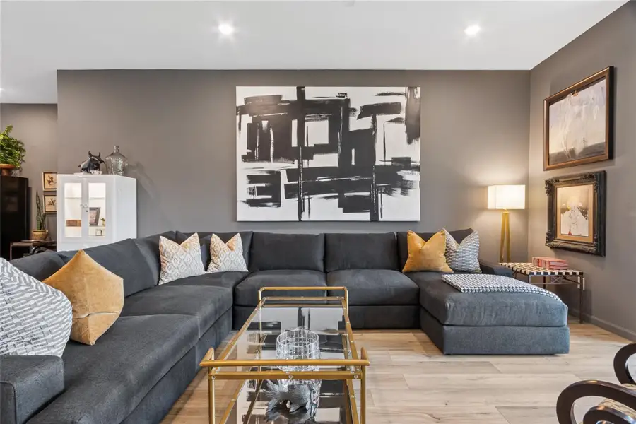 Expansive living room