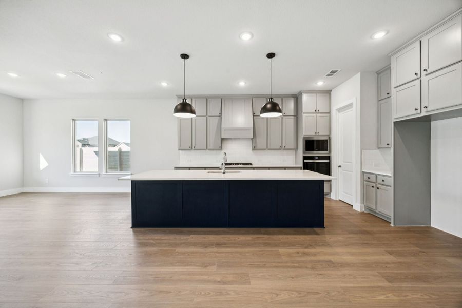 Furnished interior view inside a new home in Painted Tree Lakeside, McKinney (Image 7).