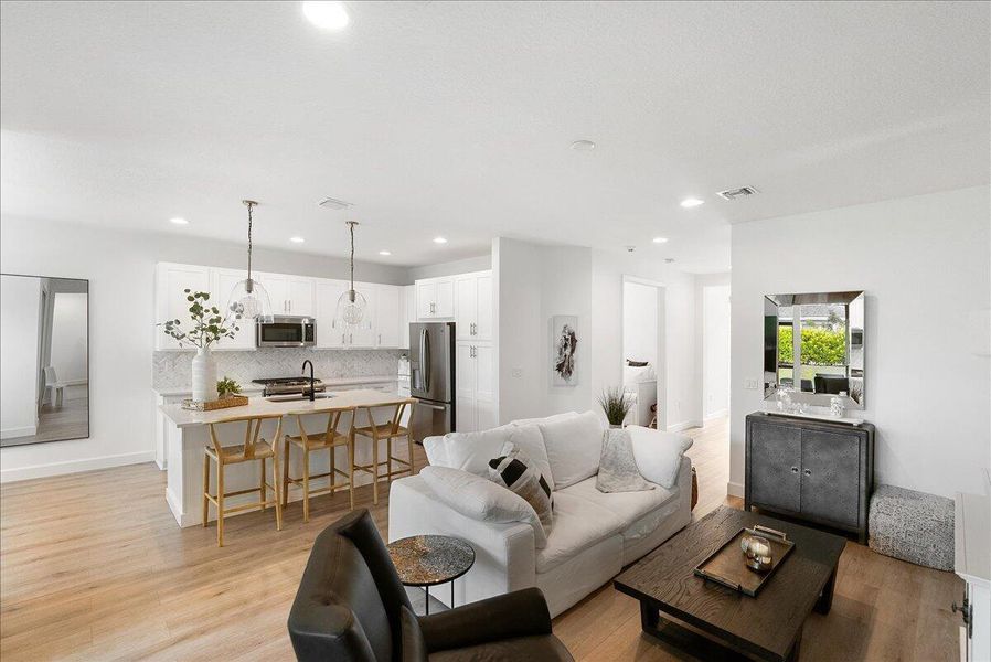 Furnished interior view inside a new home in , Port St. Lucie (Image 7).