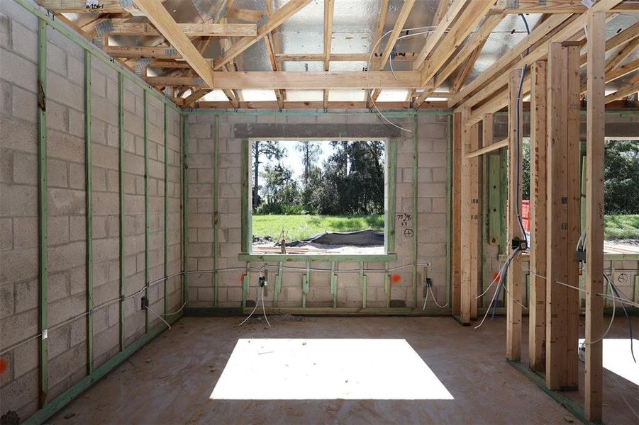 In-progress construction of a new home in Eden at Crossprairie, St. Cloud, FL (Image 14).