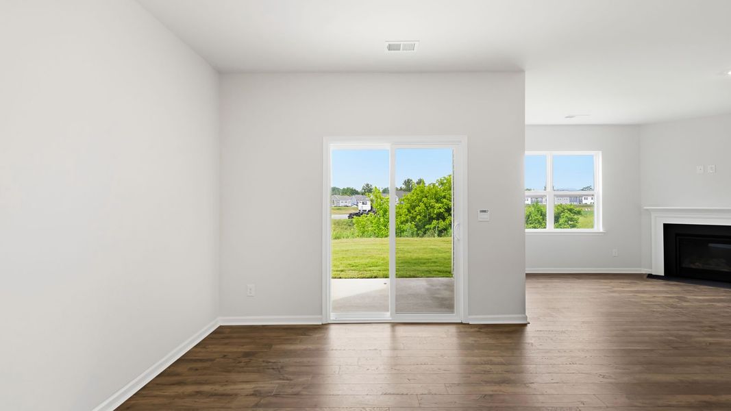 Spacious, unfurnished interior of a new home in Tap Root Farms, Fletcher (Image 21).