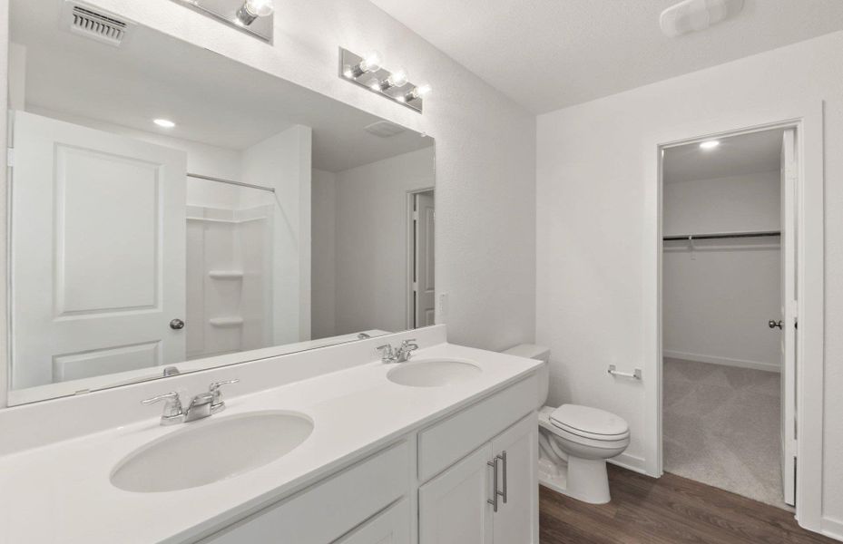 Furnished interior view inside a new home in Sonterra, Jarrell (Image 9).