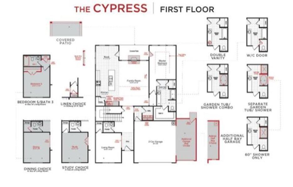 Cypress First Floor Plan