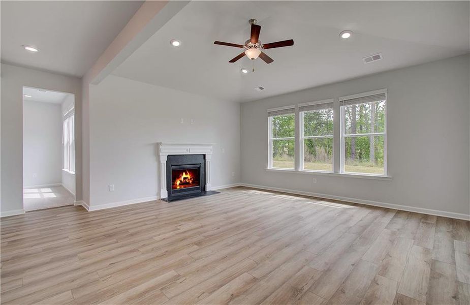 Spacious, unfurnished interior of a new home in Cambria at Traditions, Hampton (Image 27). Spacious, unfurnished interior of a new home in Cambria at Traditions, Hampton (Image 27).