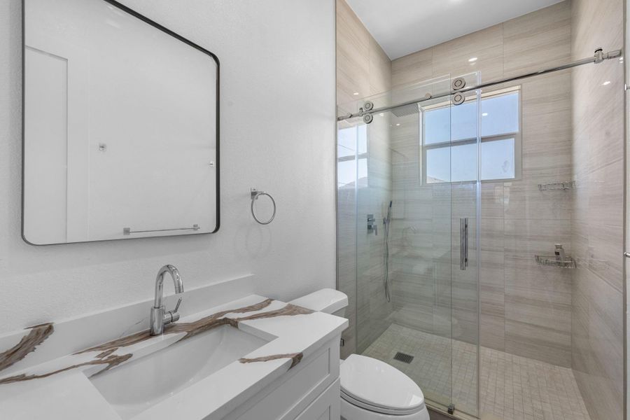 pictures are from another house built by the same builder